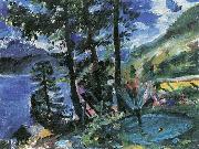 Lovis Corinth Walchensee mit Springbrunnen oil painting artist